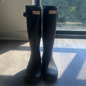 Hunter Rain Boots - Black Matte, Tall